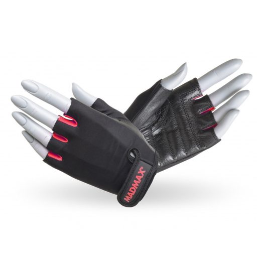 MADMAX Rainbow Fitness Kesztyű - Black/Pink XS