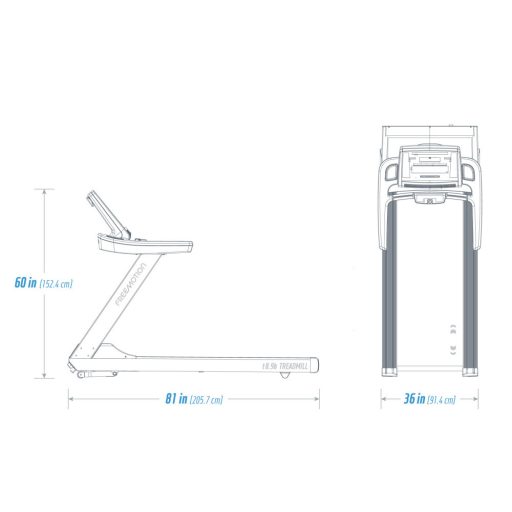 Freemotion T8.9b Edzőtermi Futópad